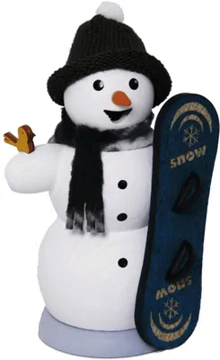 Obrázek produktu pro Kouřící muž - Sněhulák se snowboardem