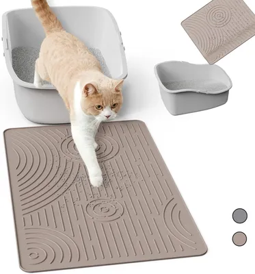 Imagen del producto de Alfombrilla para gatos Katzenklo, impermeable, resistente a la orina, de 60x40 cm, antideslizante