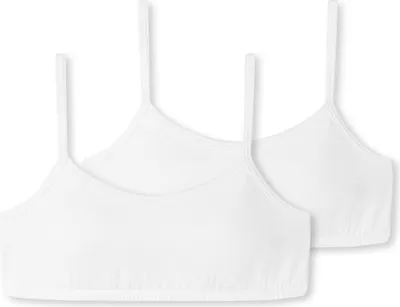 Produktbild von Schiesser Schüler Mädchen 2 er Pack Bustiers Gr. 164  weiss