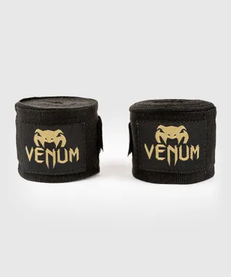 Image de Bandages Venum - Noir/Or Bandages 2,5 m