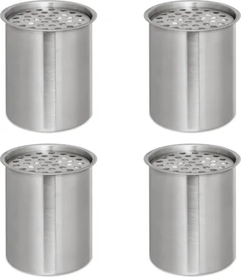 Produktbild von 4x Edelstahldose 0,45l mit Wolle