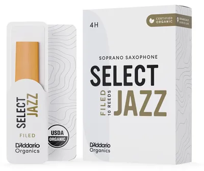 Saxophonrohrblatt Organic Select Jazz 4 Hart, 5 Stück