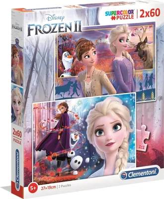 Produktbild von Clementoni Puzzle Disney Frozen 2, 2x60tlg.