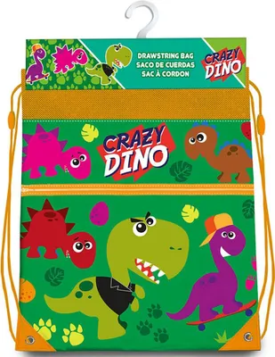 Image de Sac à enfiler 40/30 cm CRAZY DINO, KL10995