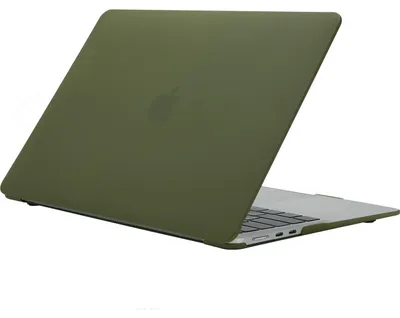 Produktbild von Mobigear Cream Matte Schutzhülle für MacBook Air 15 Zoll (2023-2026), Hartschale, MacBook Case - Avocado - Modell A2941 / A3114 / A3241 / A3448