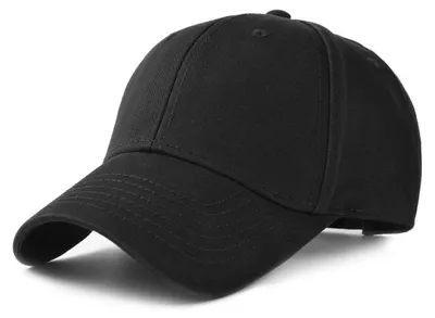 Productafbeelding van Baseballdop, katoen, verstelbaar, zwart, one size