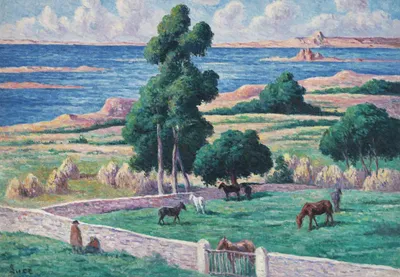 Produktbild von Grafika Puzzle Maximilien Luce Kunst Puzzle 1000 Teile Lézardrieux