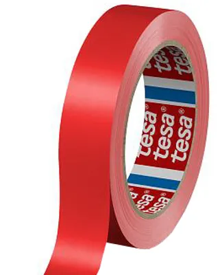 Imagen del producto de tesa 60404-00005-00, cinta adhesiva para embalaje tesa 60404, 9 mm x 66 m, color rojo