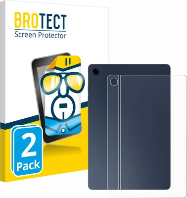 Produktbild von 2x Für Samsung Galaxy Tab A9 Plus 5G (Rückseite) Schutzfolie BROTECT Displayschutz Display Schutz Folie Klar Transparent