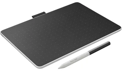 Produktbild von Wacom Intuos One Medium, Verkabelt & Kabellos, 216 x 135 mm, USB/Bluetooth, Stift, Grau, Weiß, Windows 10, Windows 10 Home, Windows 10 Home x64, Windows 10 Pro, Windows 10 Pro x64, Windows 10...