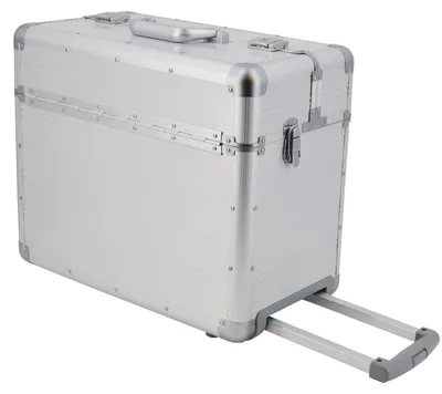 Produktbild von Sonovo Pilotenkoffer XXL Excelsior Aluminium silber ca. 50 x 42 x 25,5 cm 45165
