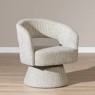 Produktbild von Bronx71 Sessel Josh drehbar Chenille taupe