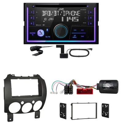 Produktbild von JVC KW-DB95BT Bluetooth Digitalradio USB CD Einbauset für Mazda 2 2008-2014