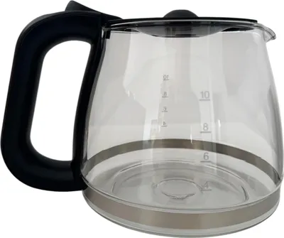 Produktbild von SEB Tefal Kaffeekanne Glaskanne mit Deckel schwarz für WMF Bueno Kaffeemaschine - Nr.: FS1000050071