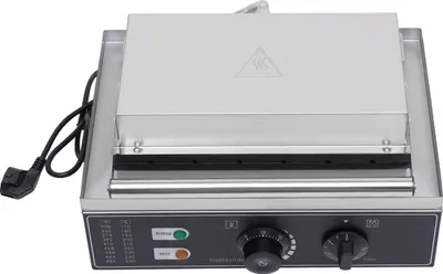Zdjęcie produktu dla Maszyna do hot dogów, 1500W, 220V, zakres temperatur 50-300℃, 6 form, konstrukcja stołowa
