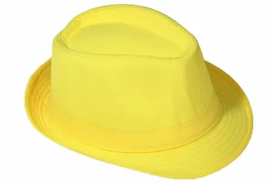 Produktbild von Panama Hut Fedora Sonnen Hut Gelb 58