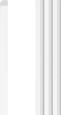 Obrázek produktu pro VOX Nástěnný panel R-TRIM Linerio L-Line – akustický panel – interiérová dekorace – bílý 265 x 3,2 x 2,1 cm 1 kus