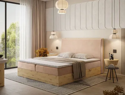 Obrázok produktu pre ARTES Skriňová posteľ s matracom Bonell 140x200 cm Riviera 24 s topperom