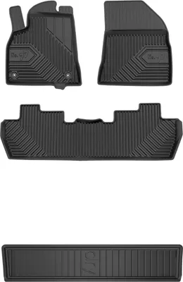 Produktbild von FROGUM Gummimatten Auto Fußmatten + Kofferraummatte für Peugeot 5008 I 2009-2017