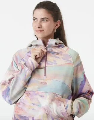 Produktbild von Picture Damen Zip Hoody Quenda 1/2 Zip Montanea Print : M Größe: M