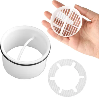 Produktbild von Haarfilter und Ablaufrohr für Duschablaufgarnitur – Siebeinsatz