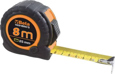 Image de Beta Tools 437269 ruban de mesure "1691BM/8" acier 8 m