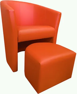 Obrázok produktu pre Klubové kreslo s podnožkou D20 Orange