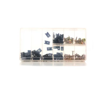 Produktbild von Yato YT-06780, Unterlegscheibe, Galvanisiertes Stahl, Schwarz, Kupfer, Rechteck, 170 Stück(e), Sichtverpackung
