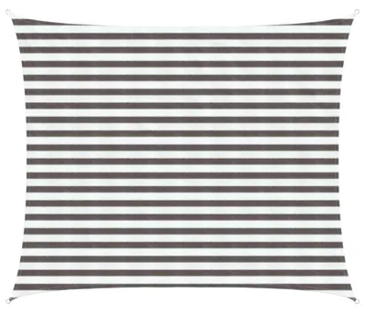 Obrázek produktu pro Sluneční plachta Světle šedá a bílá 2,5 x 3,5 m HDPE