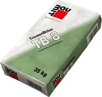 Produktbild von Baumit TrockenBeton TB 8 35kg - Trockenbeton und Zementestrich für außen und innen