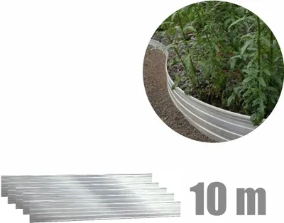 Produktbild von 10er Set Green Universe Rasenkante 10cm x 100cm (10m) | Beeteinfassung | Beetumrandung | Beetbegrenzungen