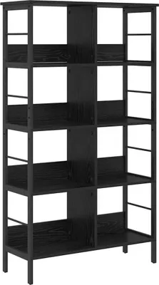 Zdjęcie produktu dla vidaXL Regał w kolorze czarnego dębu 82 x 32 x 144,5 cm