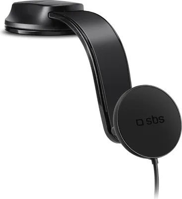 Immagine prodotto di SBS Supporto auto a ventosa per smartphone con ricarica wireless
