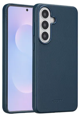 Immagine prodotto di Accezz MagSafe Cover posteriore in pelle per Samsung Galaxy S26 Plus - Blu notte