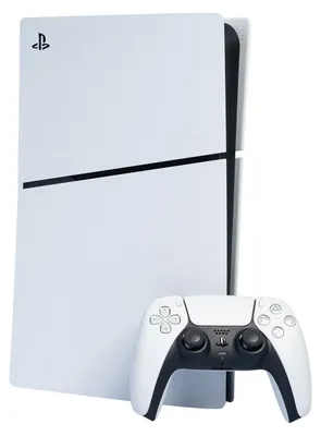 Produktbild von Sony Interactive Entertainment Playstation 5 Slim Digital, PlayStation 5, Schwarz, Weiß, 16384 MB, GDDR6, 448 GB/s, AMD
