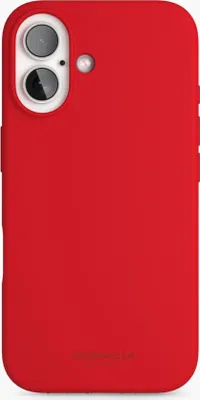 Immagine prodotto di Custodia in silicone morbido - custodia protettiva in silicone, compatibile con MagSafe per iPhone 16, Firecracker