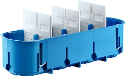 Zdjęcie produktu dla Puszka do ścian gipsowo-kartonowych 4 x fi 60 mm, 4-krotna MULTIBOX Simet P4x60D