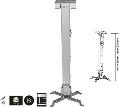 Produktbild von Beamerhalterung MC-581 Maclean