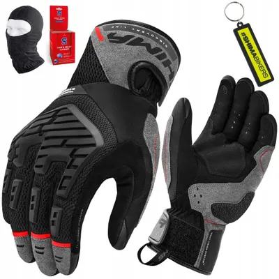 Productafbeelding van SHIMA Stream motorhandschoenen, zwart/rood, maat S