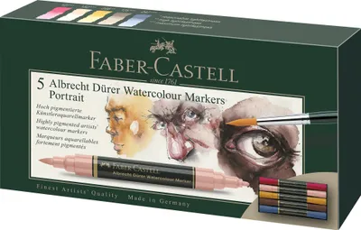 Produktbild von FABER-CASTELL Aquarellmarker ALBRECHT DÜRER Portrait 5 Marker