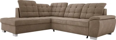 A sectional sofa shown from a side-angle against a white background.