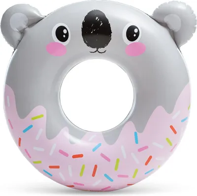 Produktbild von Intex | Schwimmring - Grau-Rosa - Robust, Stabil, Spaß für Kinder ab 8 Jahren