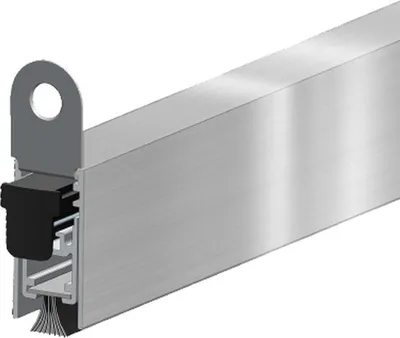 Produktbild von ELLEN Türabsenkdichtung EllenMatic Brush 1803756, 1208mm silber