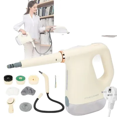 Obrázok produktu pre Parogenerátor, výkon 1200 W, objem nádržky na vodu 450 ml, teplota až 230 °F, doba výparu až 8-12 minút, vhodný na rôzne povrchy
