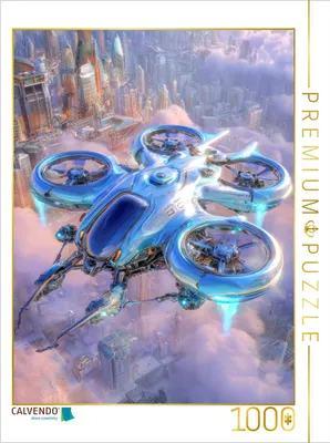 Produktbild von CALVENDO Puzzle Fantasievoller Science-Fiction | 1000 Teile Lege-Größe 64x48cm Foto-Puzzle für glückliche Stunden