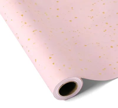 Produktbild von Geschenkpapier Roségoldfolie, 43 cm x 10 m, Geschenkverpackung für Geburtstage