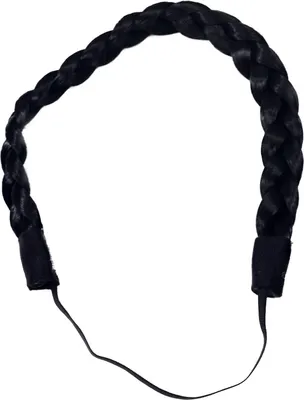 Produktbild von WIG ME UP Haarreif geflochten Schwarz YZF-3080-1