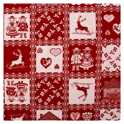 Produktbild von Jacquard Stoff Meterware Landhaus Alpen - 280 cm breit, Polsterstoff, Bezugsstoff, Möbelbezugsstoff, Deko