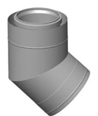 Zdjęcie produktu dla Łokieć Wolf DN160/225-45° 2651338