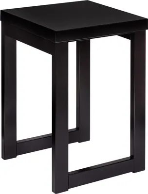 Produktbild von Spec-Wood, Hocker Holz LOFT, Barhocker Holz, Blumenhocker Holz mit Metallgestell, Duschhocker Modern, Küchenhocker, Barstühle, Tresenhocker, Sitzhocker 30x30x46 cm